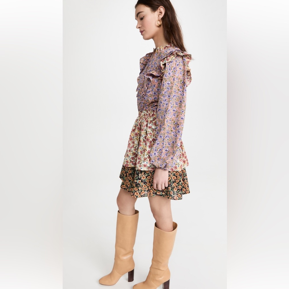English Factory Floral Mini Dress
